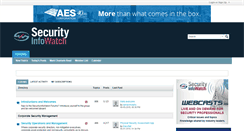 Desktop Screenshot of forums.securityinfowatch.com