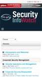 Mobile Screenshot of forums.securityinfowatch.com